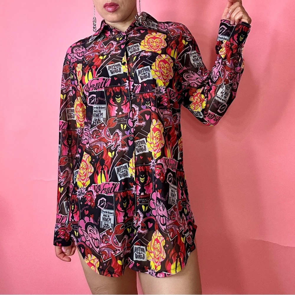 Killstar Powerpuff Girls Button Down